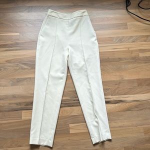 cream trousers